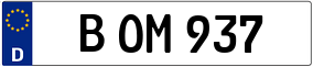 Truck License Plate
